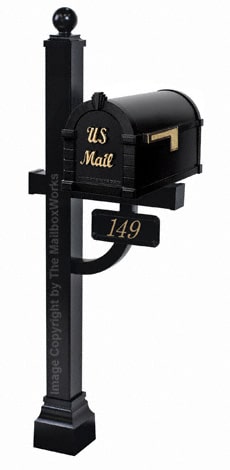 Keystone Signature Deluxe Post Black Brass
