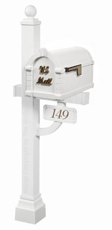 Keystone Signature Deluxe Post White Bronze