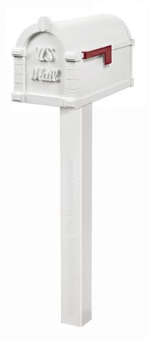 Gaines Keystone Signature Standard Post White