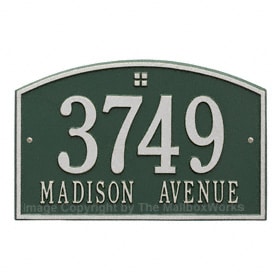 Whitehall Cape Charles Plaque Green Silver