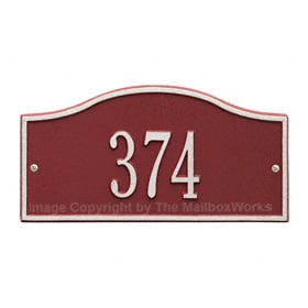 Whitehall Mini Rolling Hills Red Silver