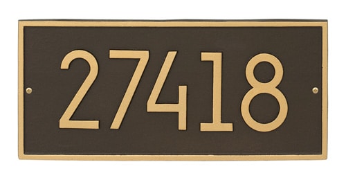 Whitehall Hartford Modern Address Plaque Product Image