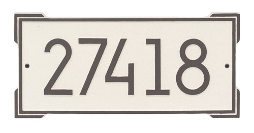 Whitehall Roanoke Modern Address Plaque Product Image