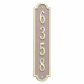 Whitehall Richmond Vertical Plaque Taupe Ivory