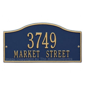 Whitehall Rolling Hills Plaque Blue Gold