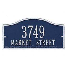 Whitehall Rolling Hills Plaque Blue Silver