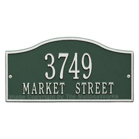 Whitehall Rolling Hills Plaque Green Silver