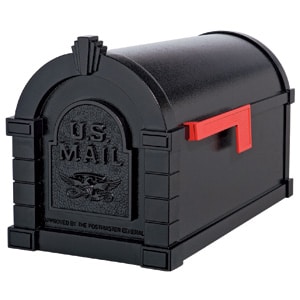 Gaines Eagle Keystone Mailbox All Black