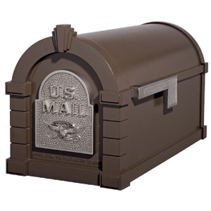 Eagle Keystone Mailbox Metallic Bronze Nickel