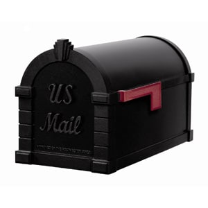 Gaines Signature Keystone Mailbox All Black