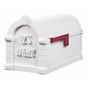 Gaines Signature Keystone Mailbox All White