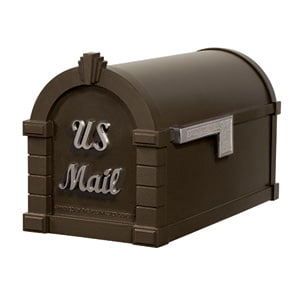 Signature Keystone Mailbox Metallic Bronze Nickel