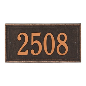 Whitehall Mason's Plaque Oil Rubbed Bronze