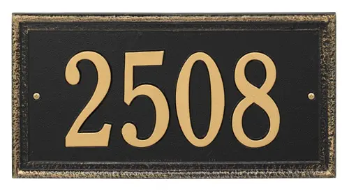 Whitehall Mason’s Rectangle Address Plaque Product Image