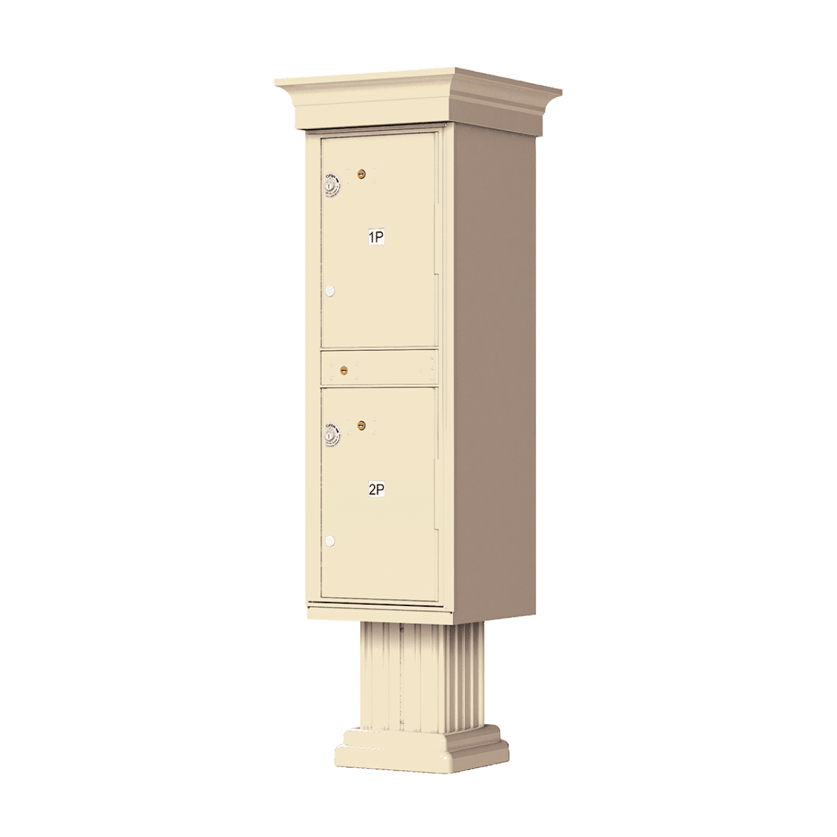 Florence CBU Cluster Mailbox – Vogue Classic Kit, 2 Parcel Lockers Product Image