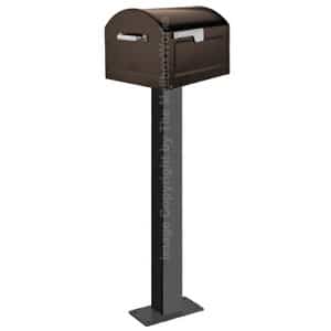 Centennial Mailbox Standard Surface Post Bronze