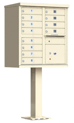 Florence CBU Cluster Mailbox – 12 Tenant Doors, 1 Parcel Locker Product Image