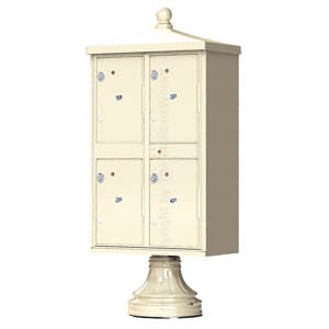 4 Door Parcel Locker Traditional Sandstone