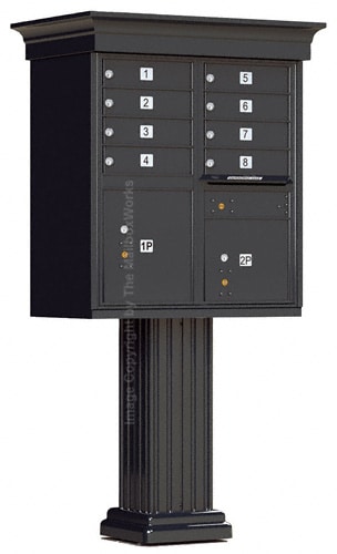Florence CBU Cluster Mailbox – Vogue Classic Kit, 8 Tenant Doors, 2 Parcel Lockers Product Image