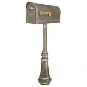 Classic Mailbox Tacoma Post Frosted Umber