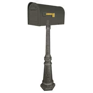 Classic Mailbox Tacoma Post Gun Metal