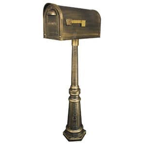Classic Mailbox Tacoma Post Bronze