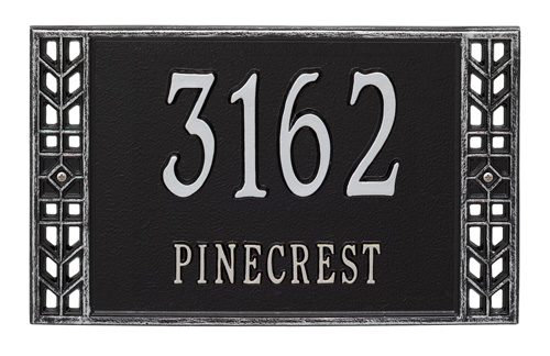 Whitehall Boston Address Plaque Product Image