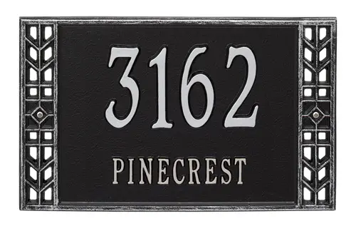 Whitehall Boston Address Plaque Product Image
