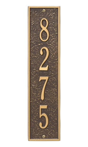 Whitehall Delaware Vertical Address Plaque Product Image