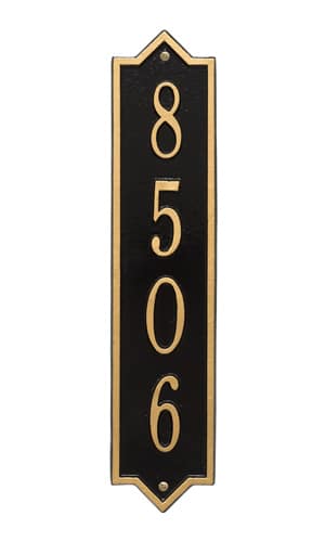 Whitehall Norfolk Vertical Address Plaque Product Image