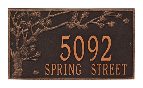 Whitehall Spring Blossom Address Plaque Product Image
