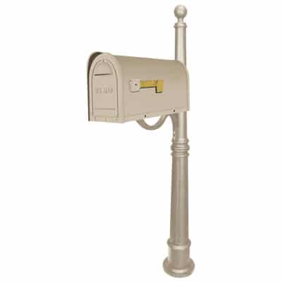 Classic Mailbox Ashland Post Champagne