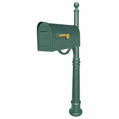 Classic Mailbox Ashland Post Evergreen