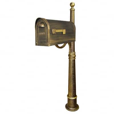 Classic Mailbox Ashland Post Bronze