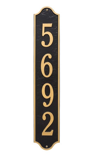 Whitehall Admiral Vertical Address Plaque Product Image