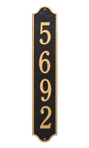 Whitehall Admiral Vertical Address Plaque Product Image