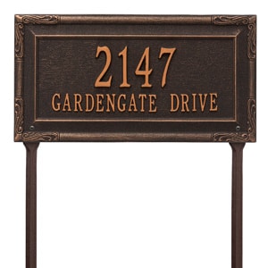 Gardengate Lawn Marker Oil Rubbed Bronze