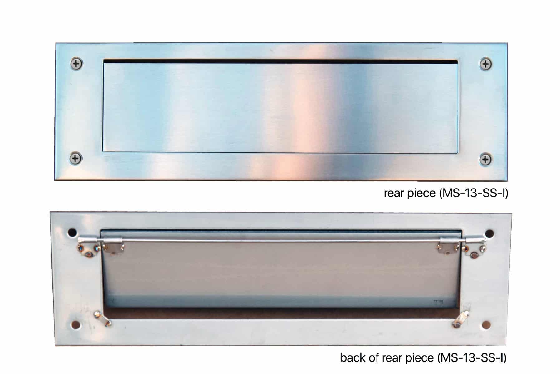 Mail Sloth Stainless Steel Mail Slot – Includes Front & Rear