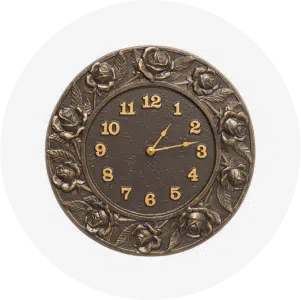 Outdoor Wall Clocks and Thermometers