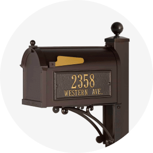 Mailbox with Post Packages