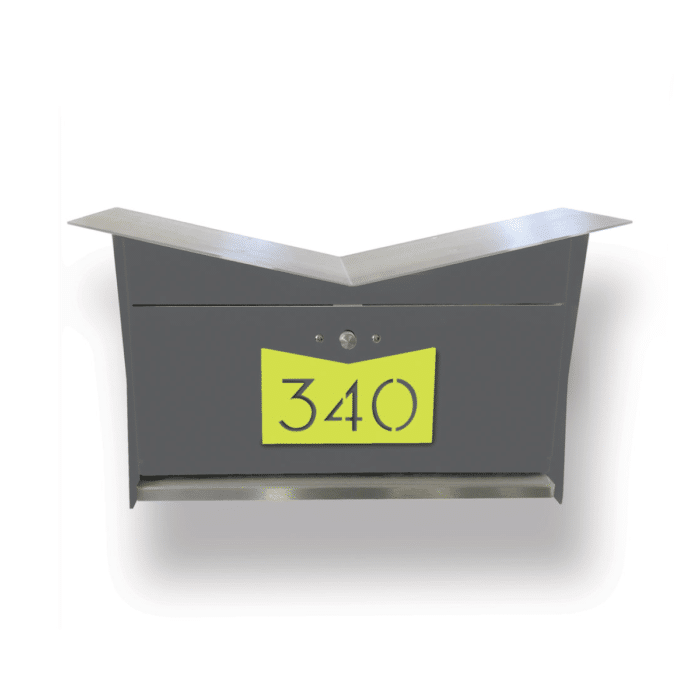 Butterfly Box in Designer Gray – Wall Mount Mailbox Butterfly Box in Designer Gray – Wall Mount Mailbox