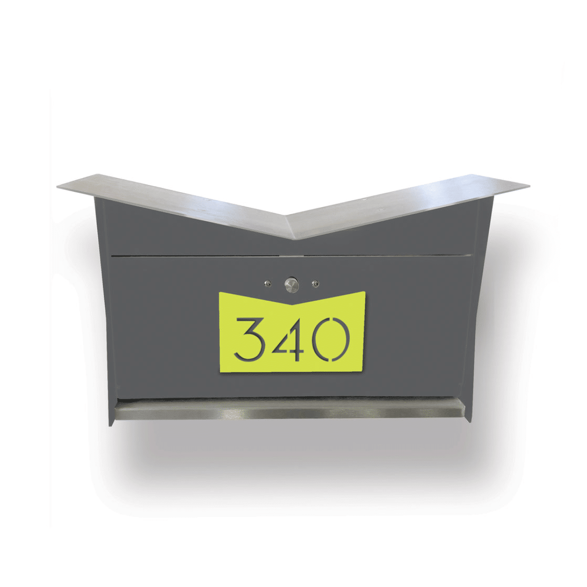 Butterfly Box in Designer Gray – Wall Mount Mailbox Product Image
