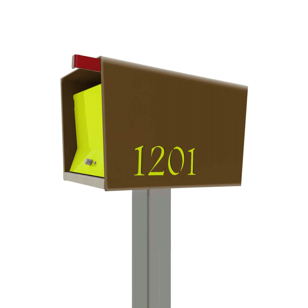 The Original UptownBox in Coconut – Modern Mailbox Product Image