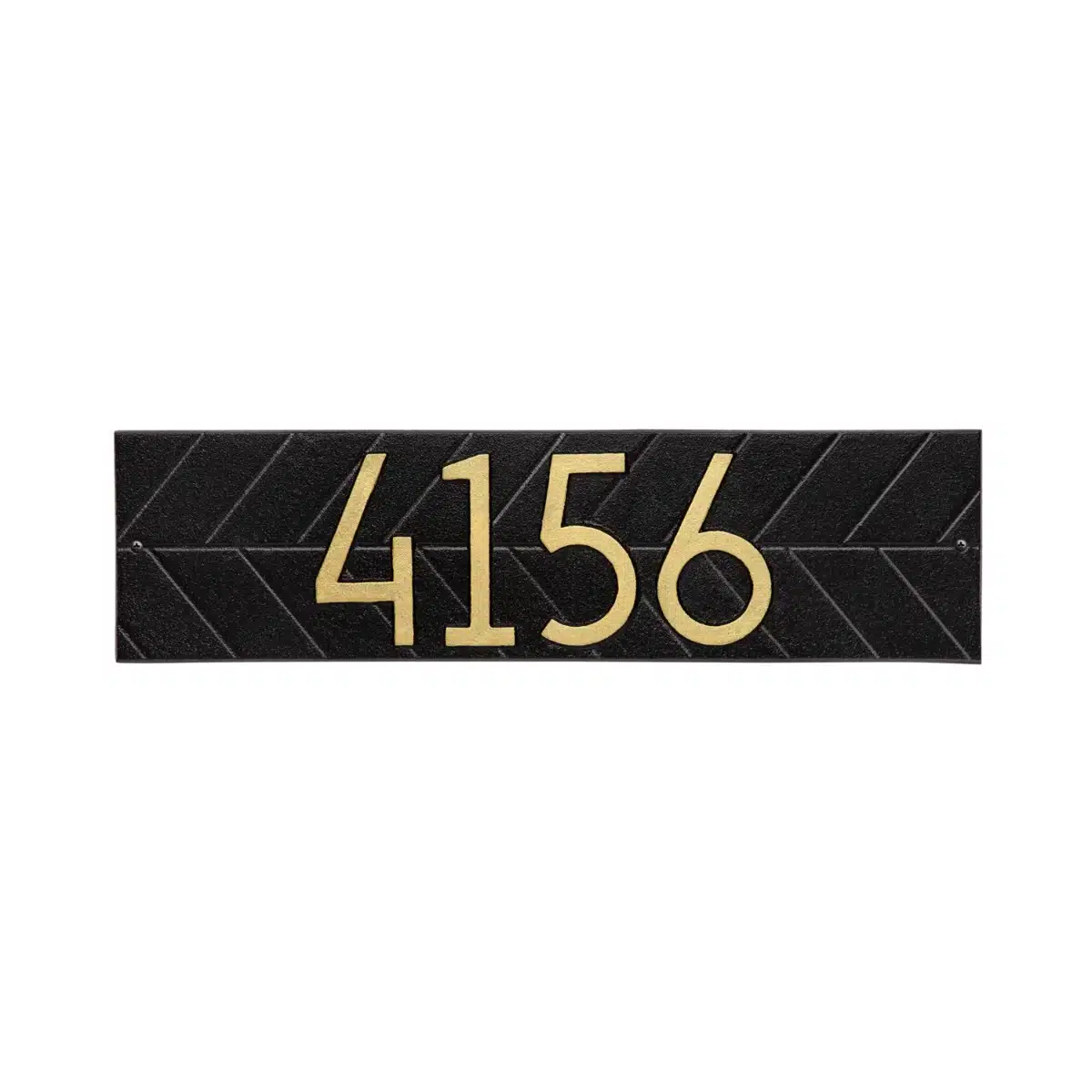 Whitehall Modern Herringbone Horizontal Plaque, Standard Wall 1-line Product Image