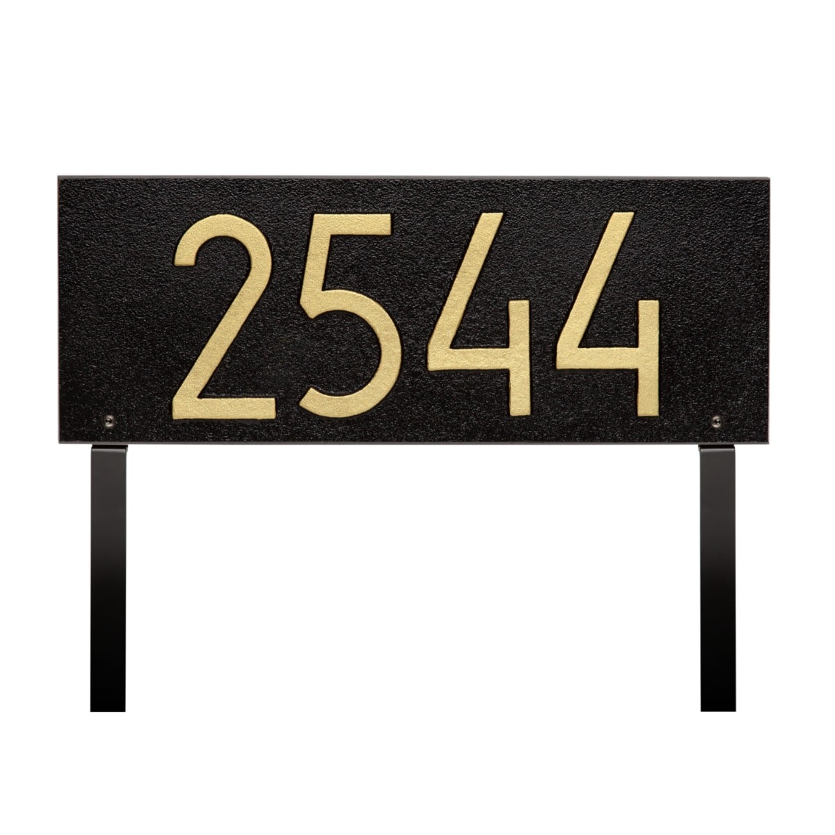 Mid-Century Modern Rectangle Plaque, Standard Lawn 1-line Product Image
