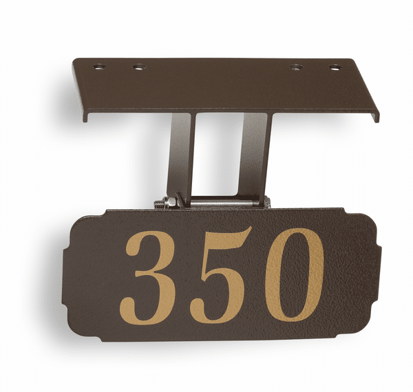 Janzer Mailbox Address Plaque – Custom Engraved