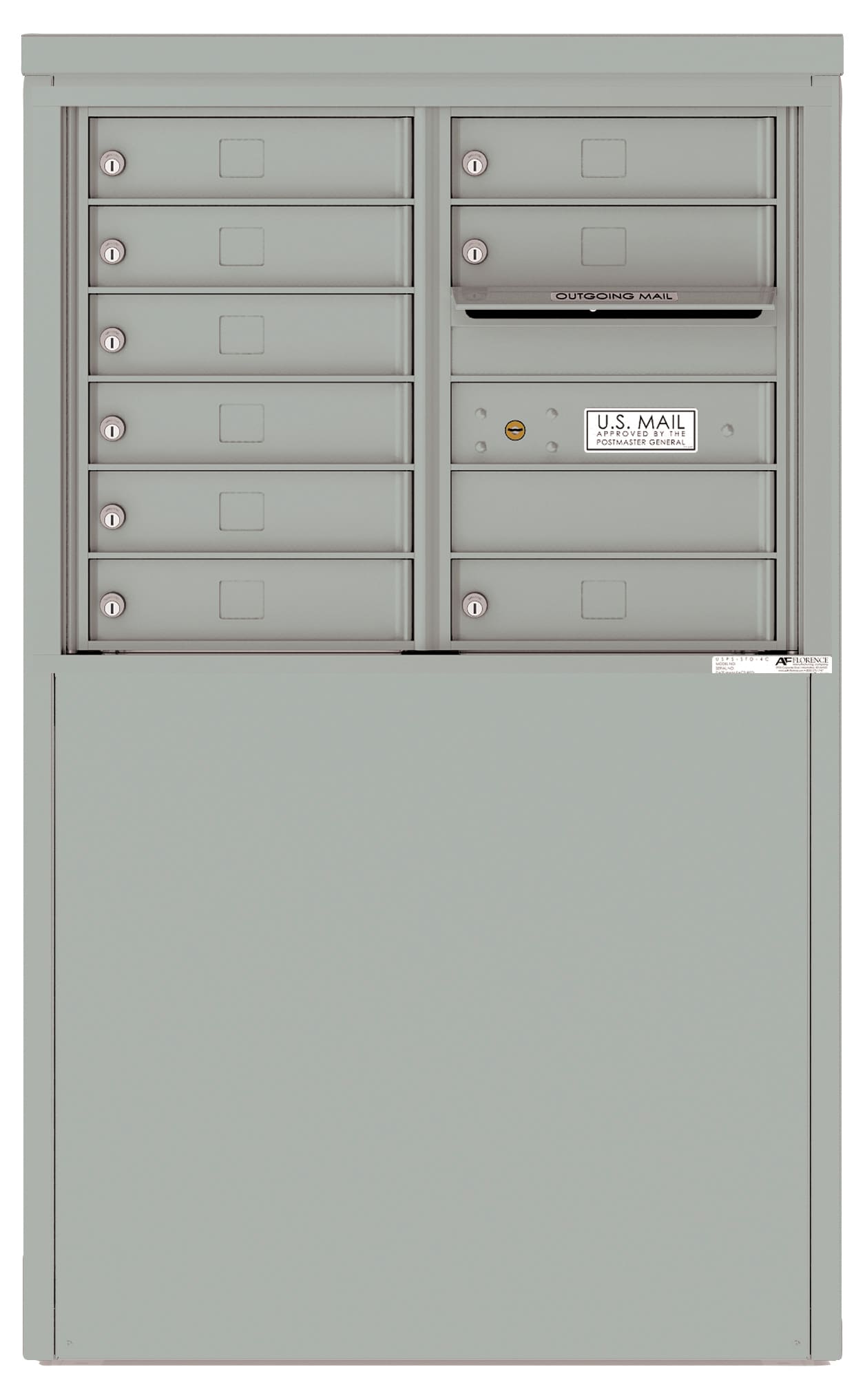 Florence 4C Depot Cabinet Mailbox – 9 Tenant Doors – 6 Doors High – Front Loading – Private Access Product Image