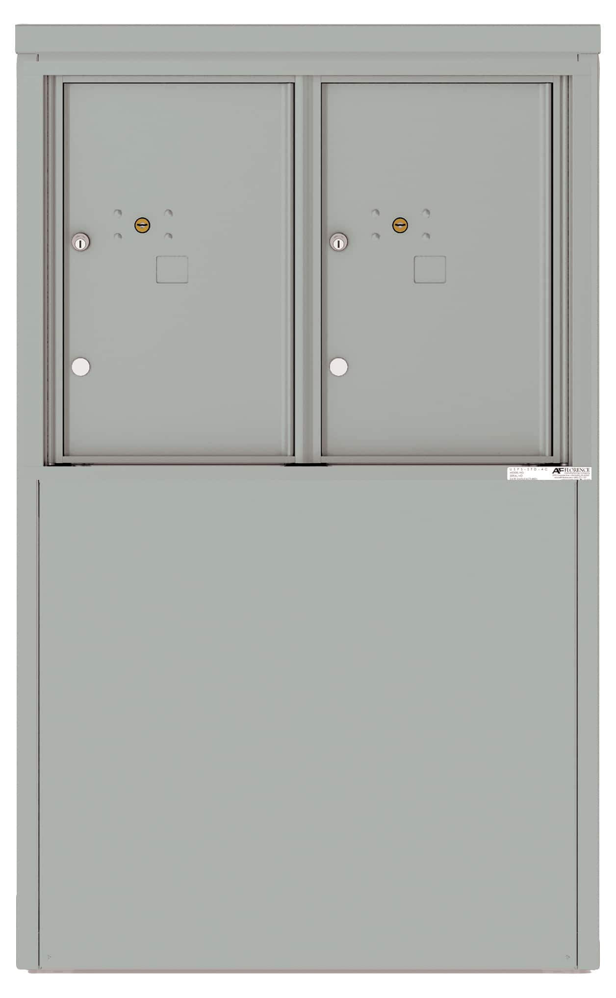 Florence 4C Depot Cabinet Mailbox – 2 Parcel Lockers – 6 Doors High – Front Loading – Private Access Product Image