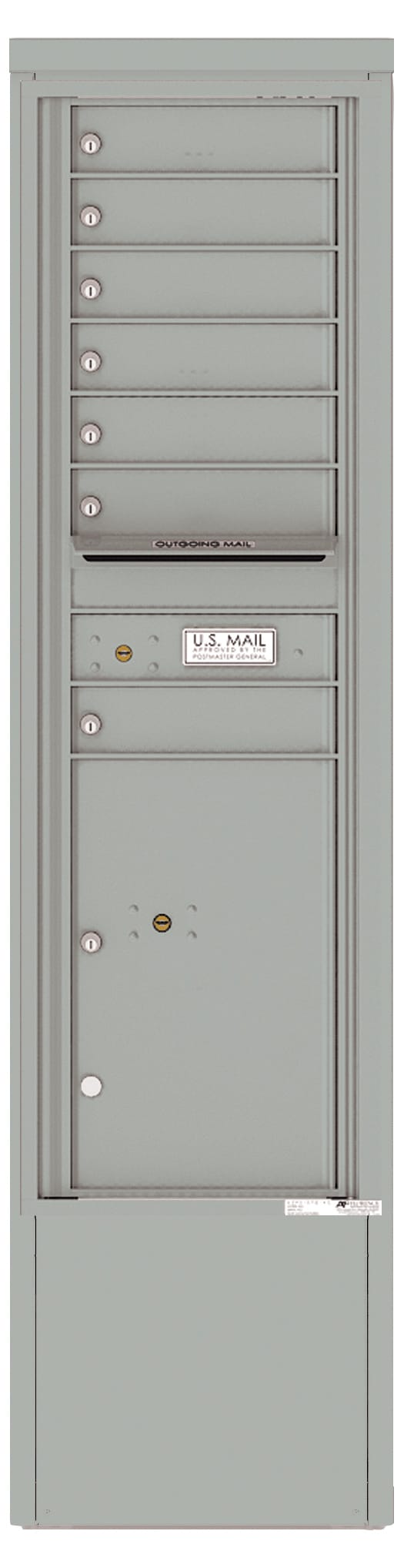 Florence 4C Depot Cabinet Mailbox – 7 Tenant Doors, 1 Parcel Locker – 15 Doors High – Front Loading – Private Access Product Image