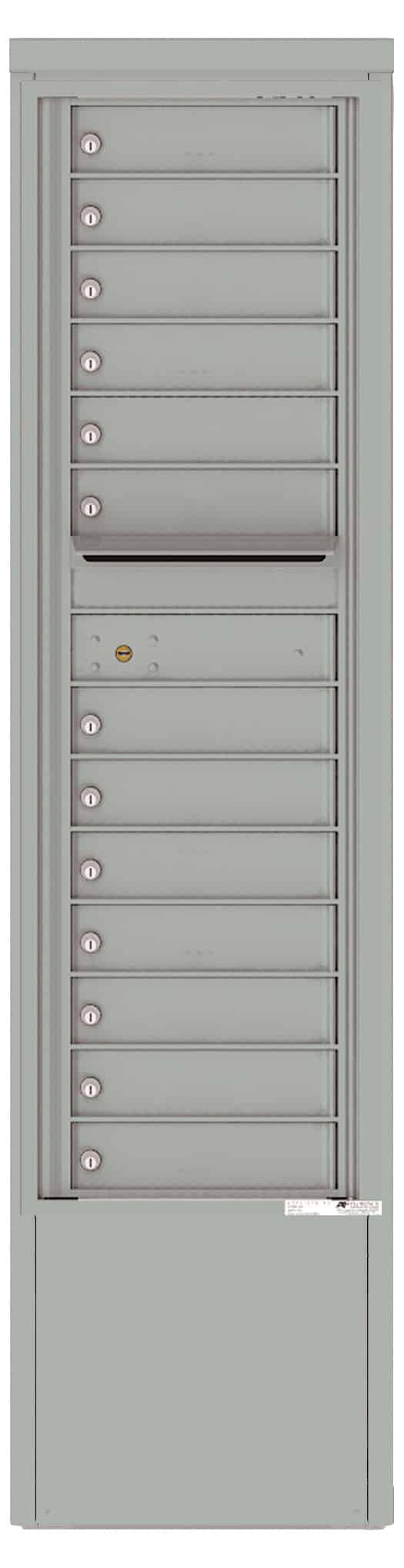 Florence 4C Depot Cabinet Mailbox – 13 Tenant Doors – 15 Doors High – Single Column – Front Loading – Private Access Product Image